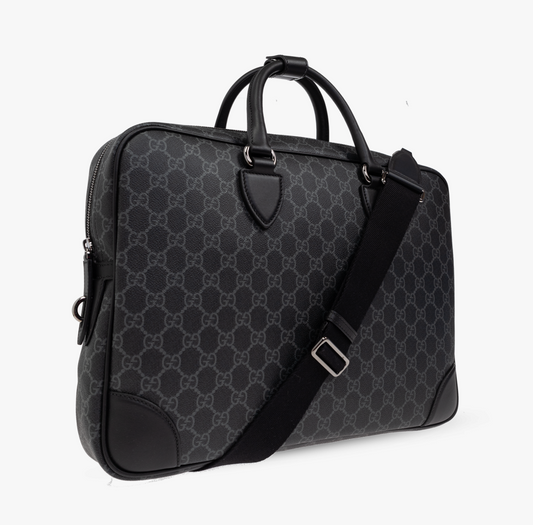 Gucci GG Emblem medium briefcase