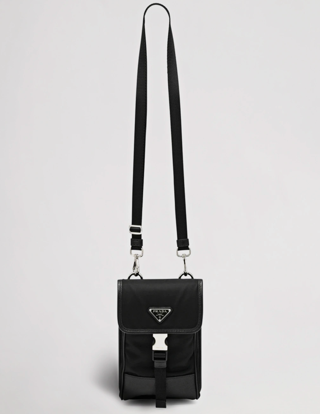 Prada Re-Nylon and Saffiano leather smartphone case