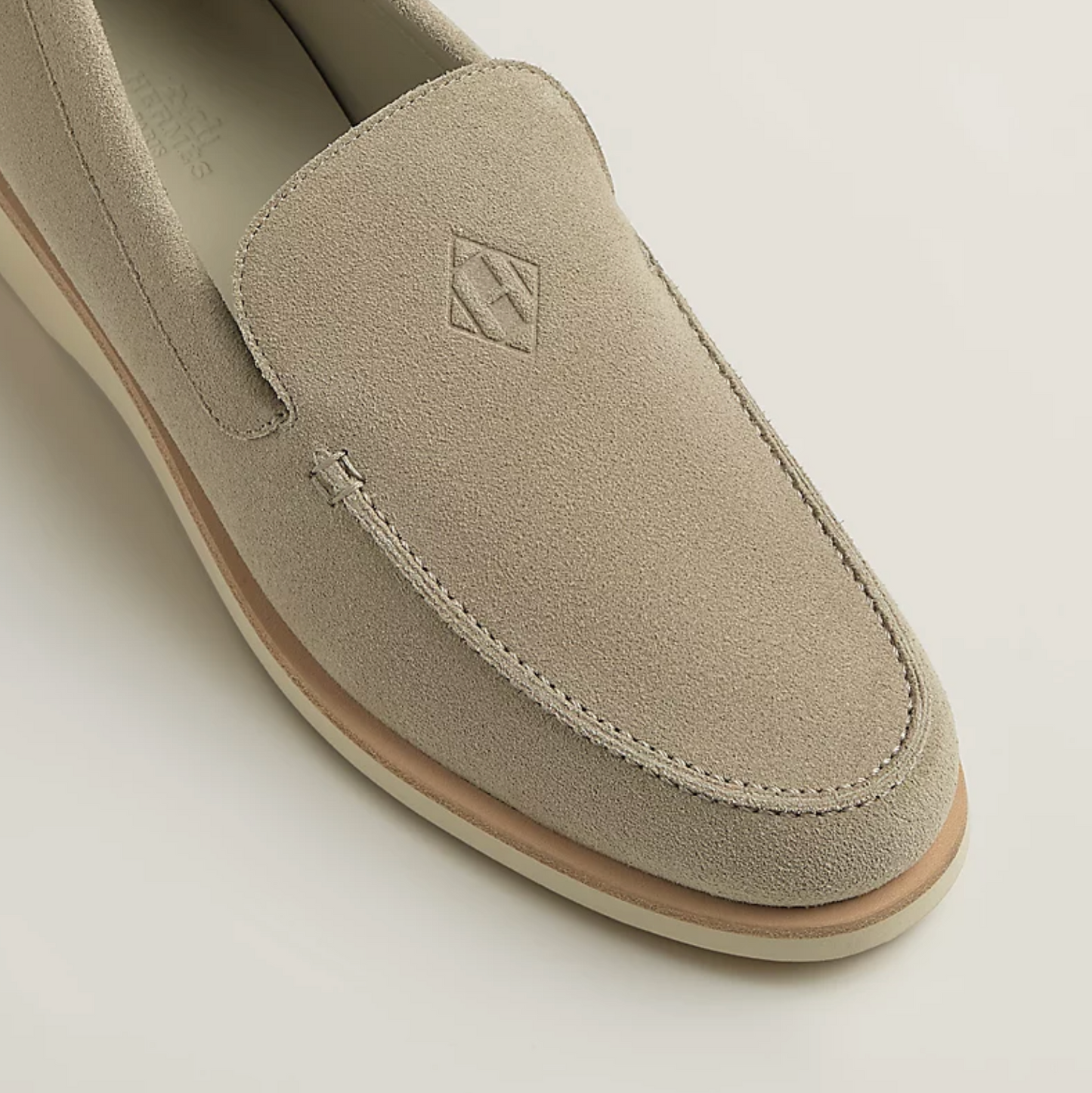 Hermes Loafer in Beige Esquisse