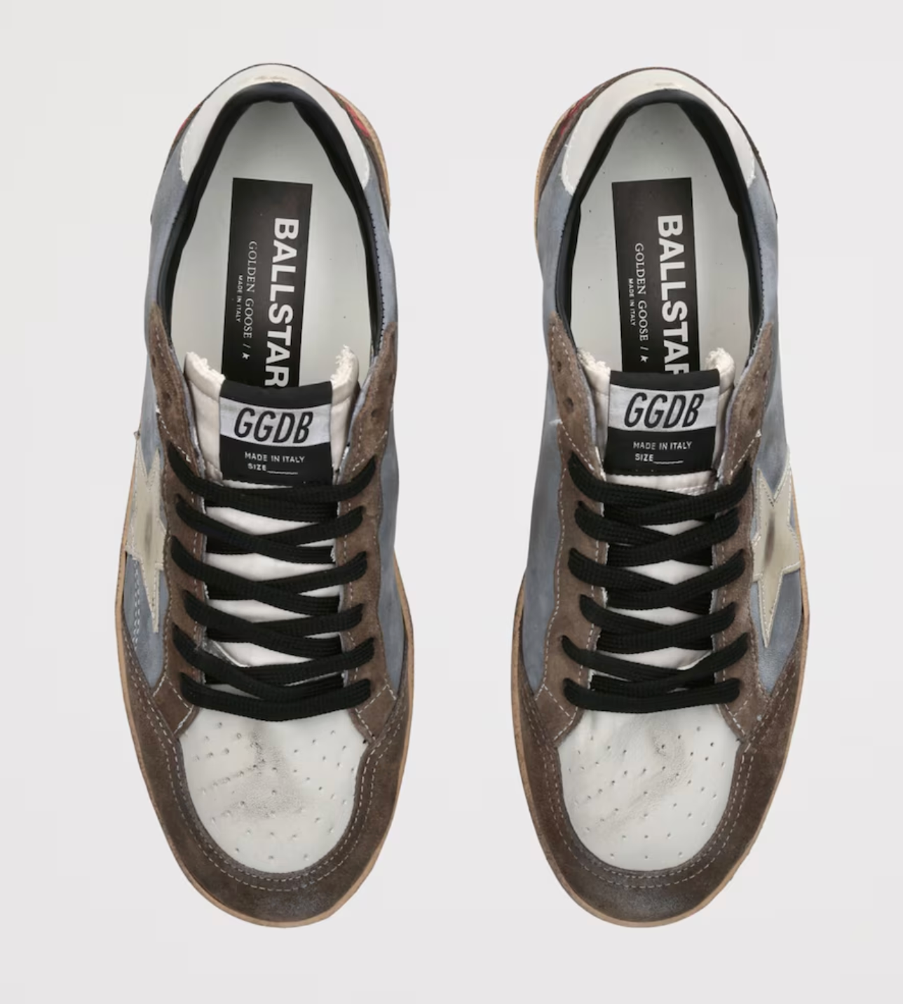 Golden Goose Ball Star Denim Blue Colour Sneakers