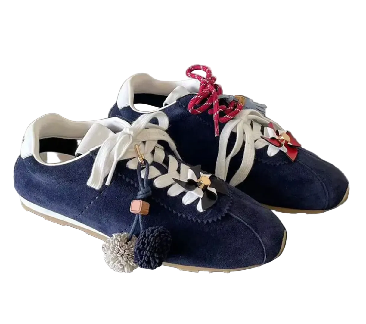 Miu Miu Plume suede sneaker
