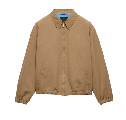 Prada Technical Cotton Zip-Up Jacket