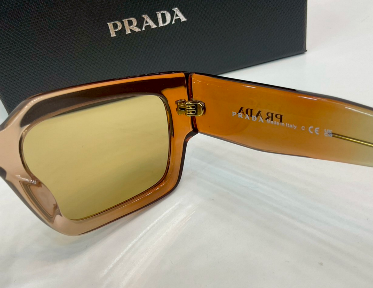Prada Symbole PR B17S Rectangular Sunglasses