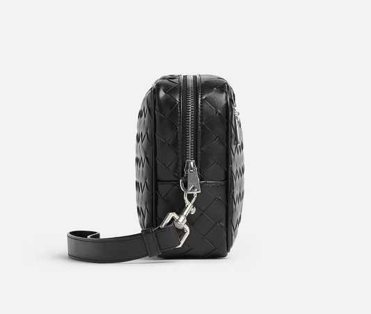 Men's Intrecciato Pouch With Wristlet