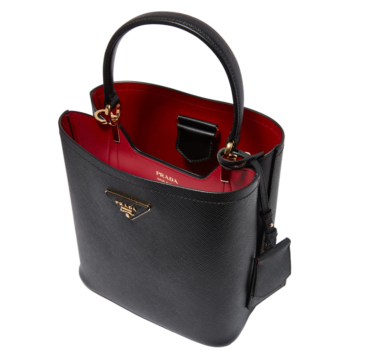 Prada Panier Mini Saffiano Leather Bag