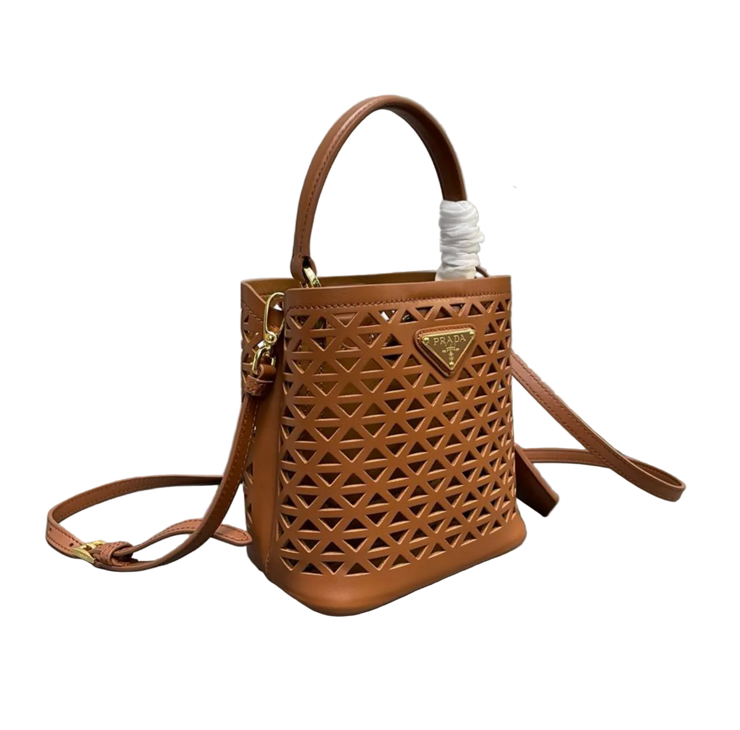 Prada Panier Leather Mini Bag