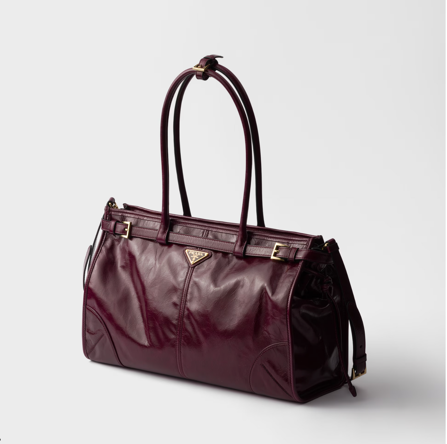 Prada Bonnie large leather handbag