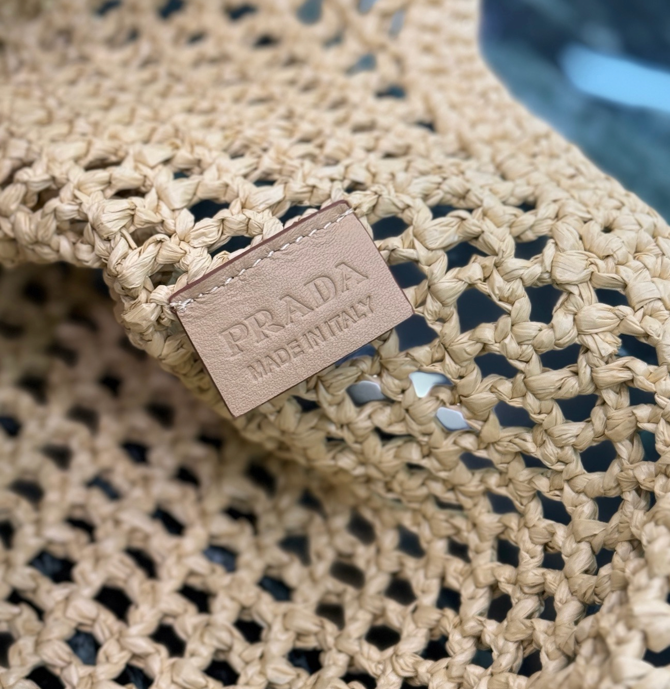 Prada Crochet Tote Bag