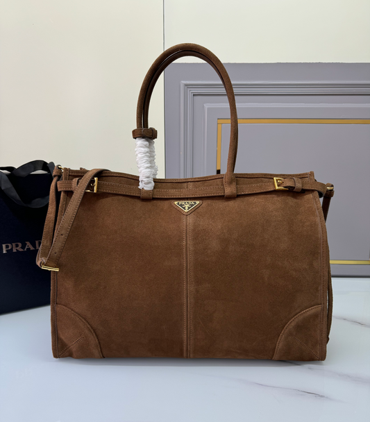 Prada Bonnie large leather handbag