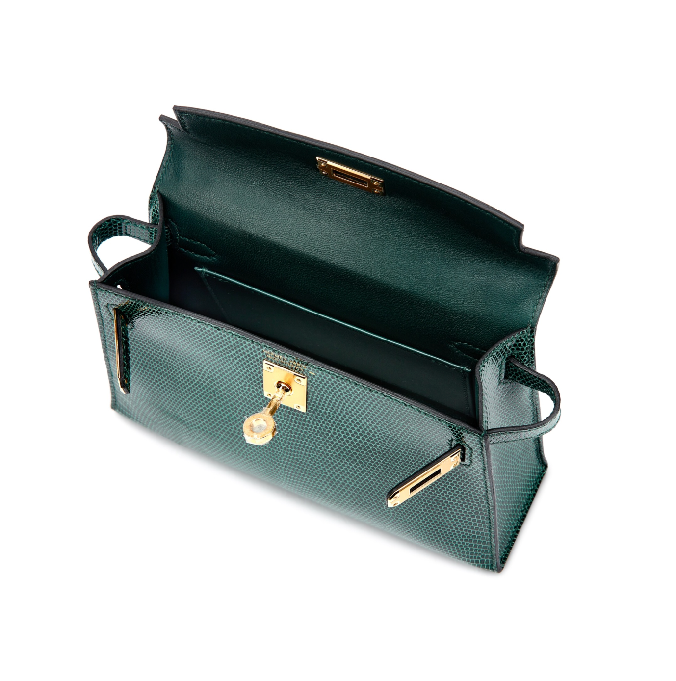 Hermès Mini Kelly II 20 in Vert Cypres