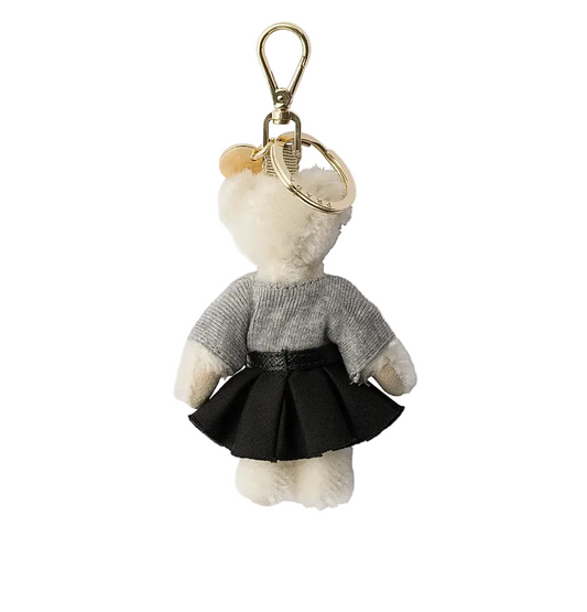 Prada Teddy Bear Keychain Charm