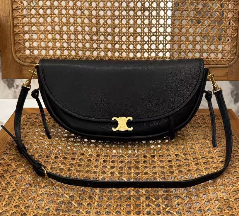 Celine Little Halfmoon Soft Triomphe Bag