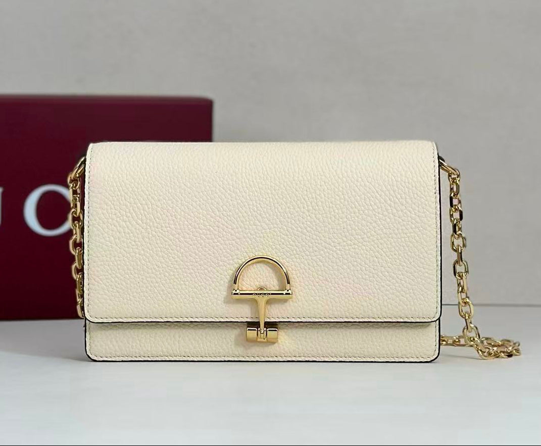 Gucci Half Horsebit wallet on chain