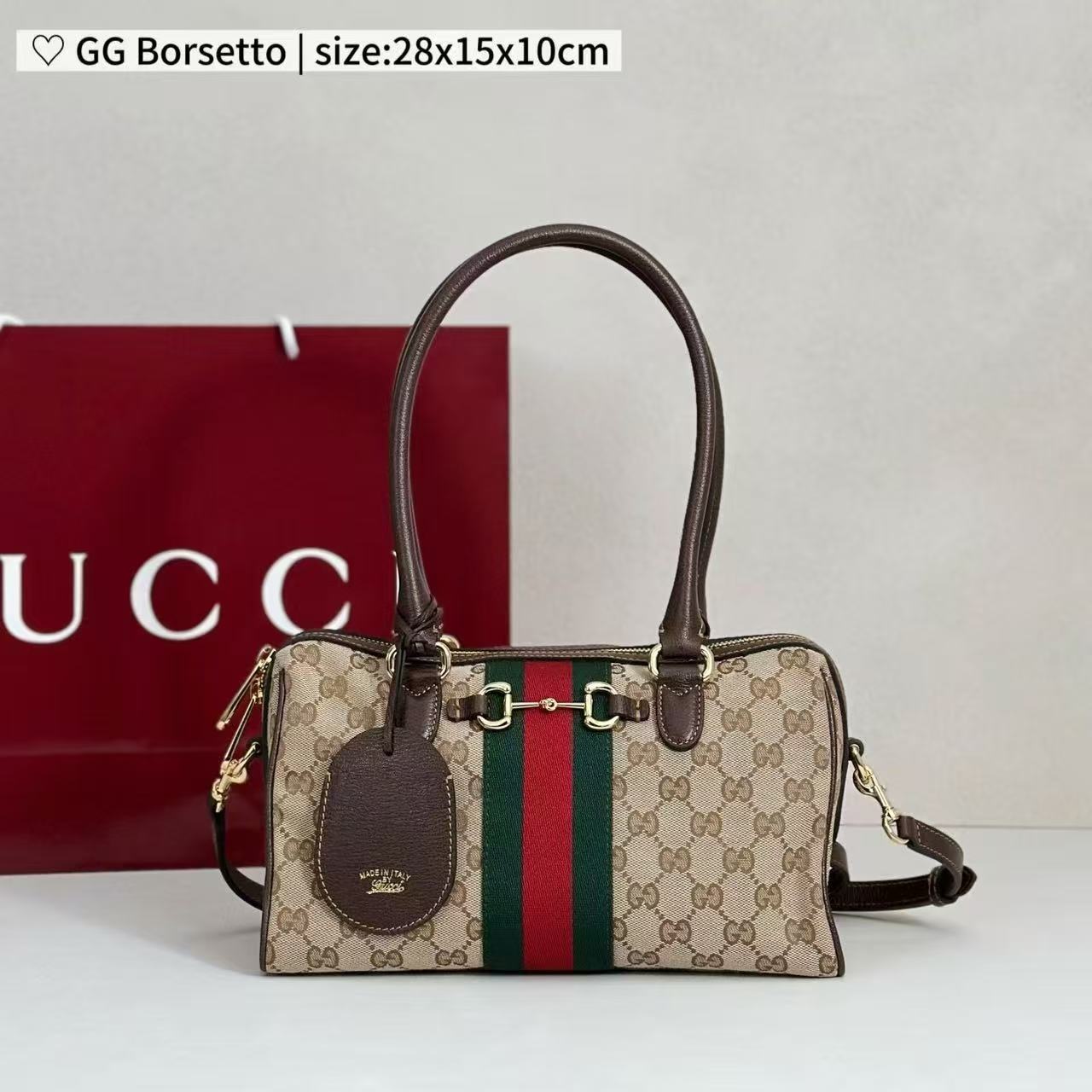 Borsetto medium boston bag