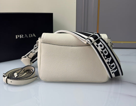 Prada Vitello Daino Leather Crossbody Bag