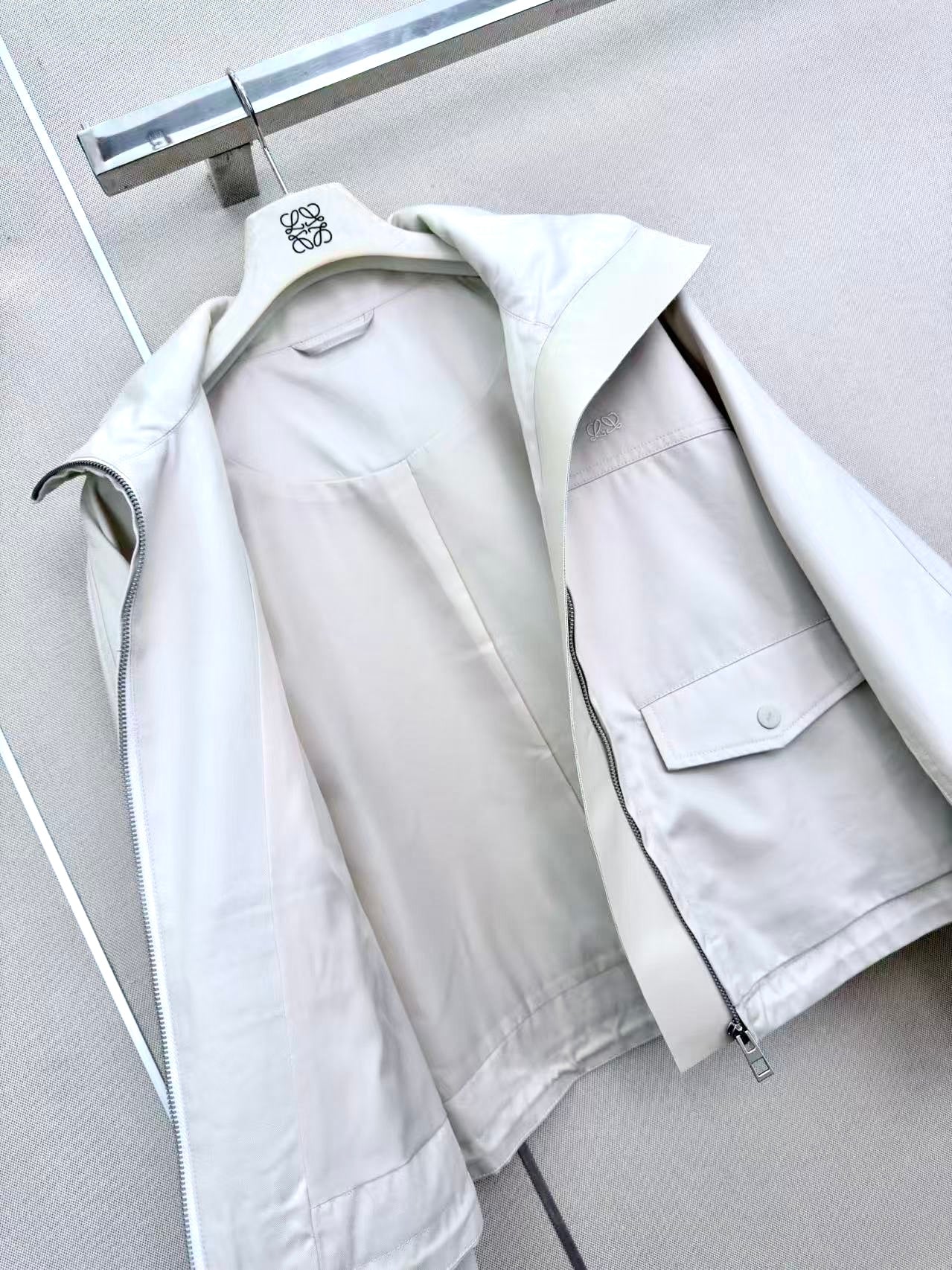 LOEWE Jacket in Cotton and Silk