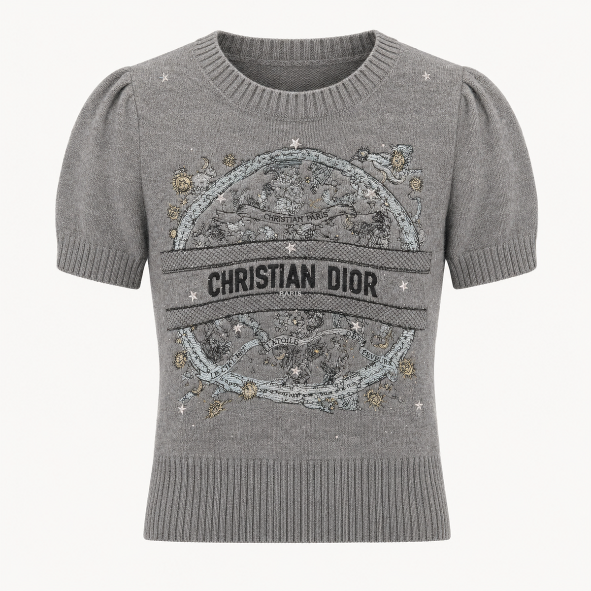 Christian Dior short-sleeved sweater