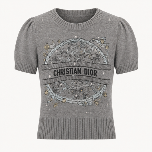 Christian Dior short-sleeved sweater