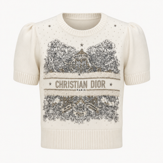 Christian Dior short-sleeved sweater