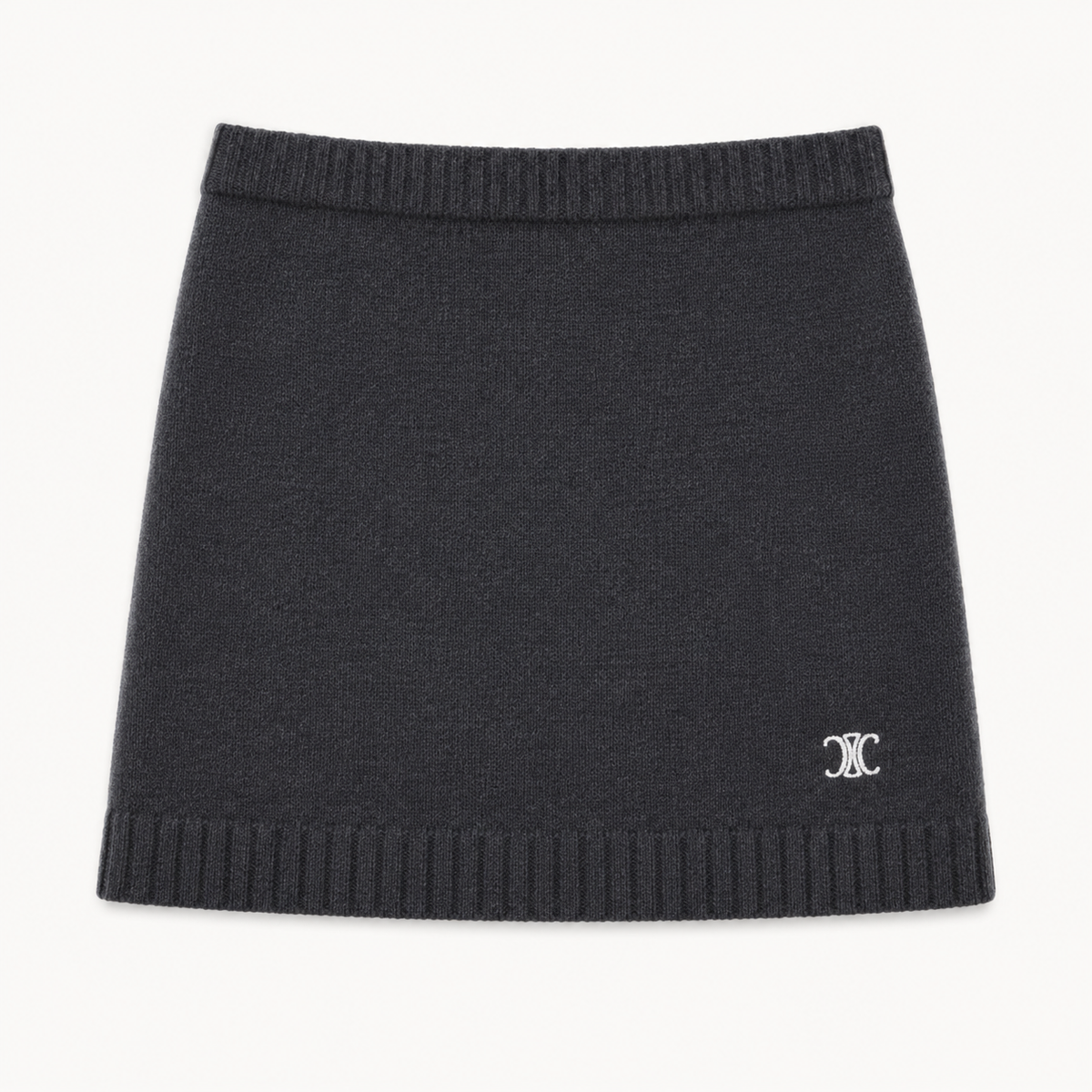 Celine - Cashmere and wool mini skirt