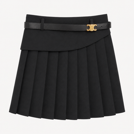 Celine Pleated Mini Skirt