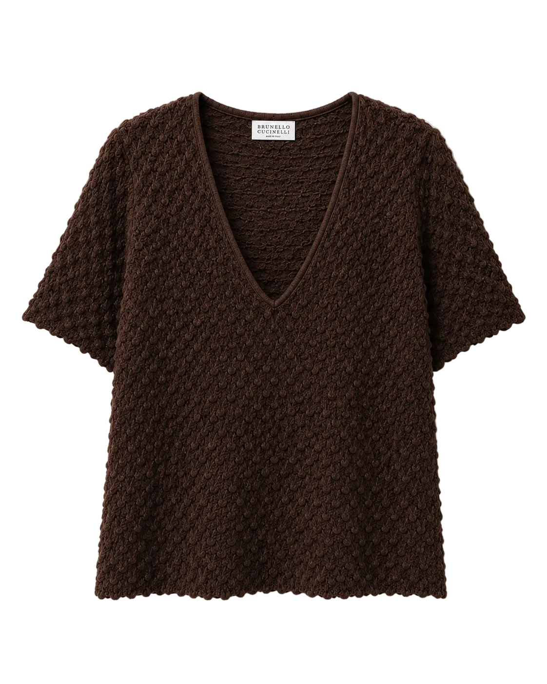 Brunello textured three-dimensional blouse