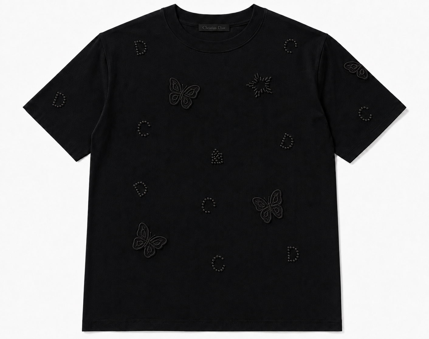 Christian Dior white short-sleeve T-shirt