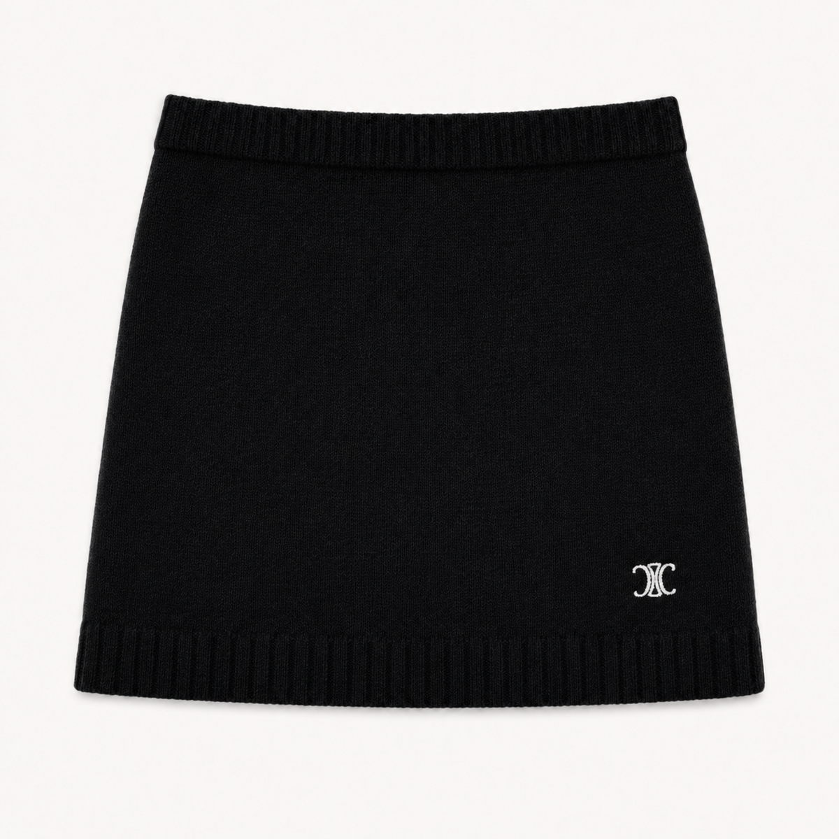 Celine - Cashmere and wool mini skirt