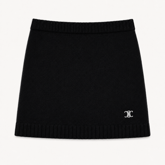 Celine - Cashmere and wool mini skirt
