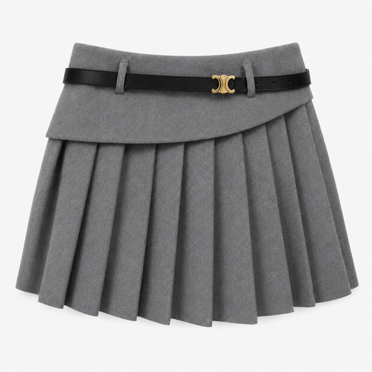 Celine Pleated Mini Skirt