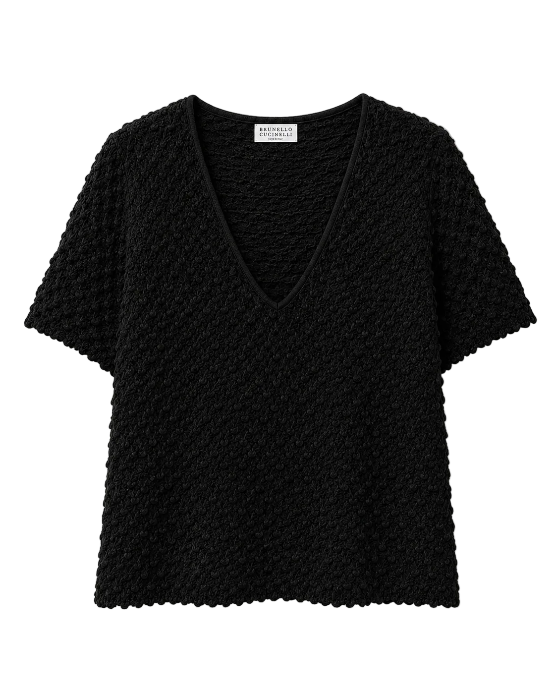 Brunello textured three-dimensional blouse