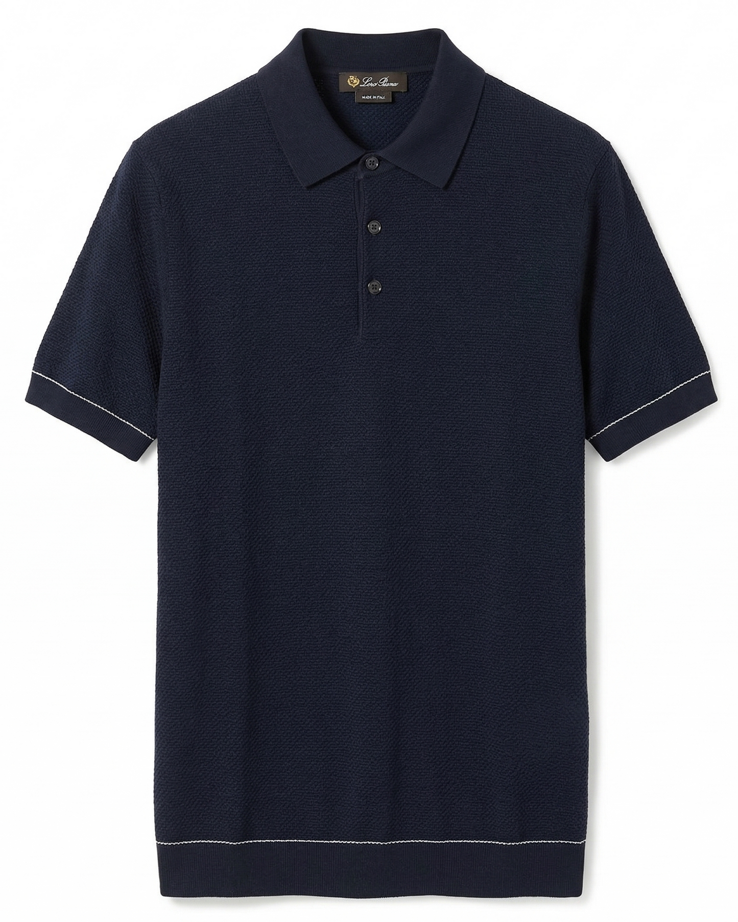 Loro Piana Knitted Polo Shirt