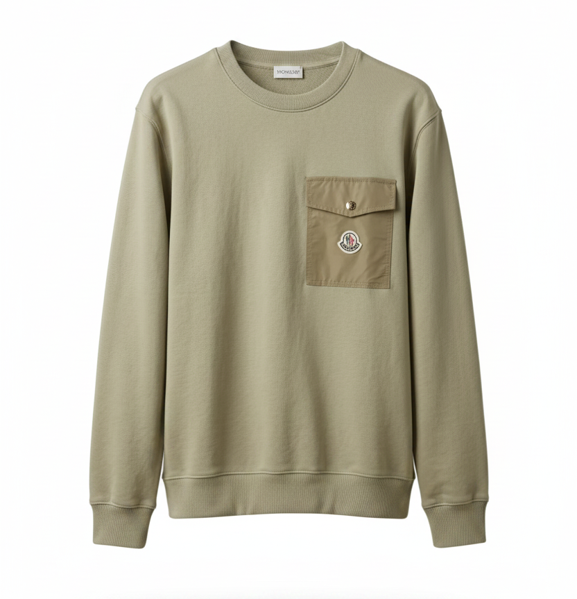 Moncler Cotton Chest Pocket Sweatshirt