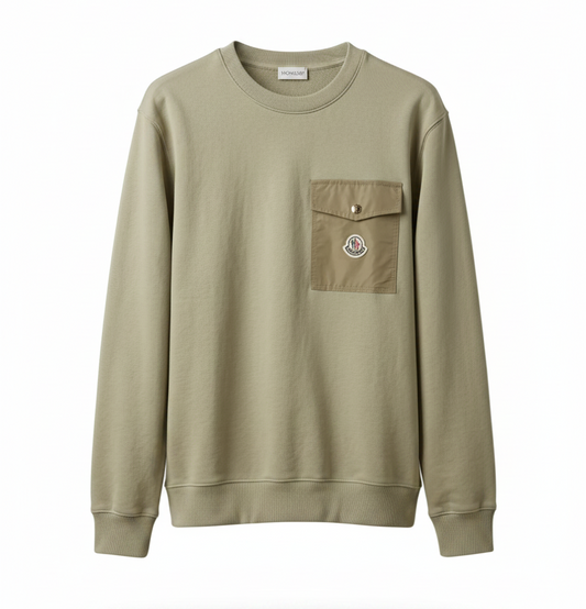 Moncler Cotton Chest Pocket Sweatshirt