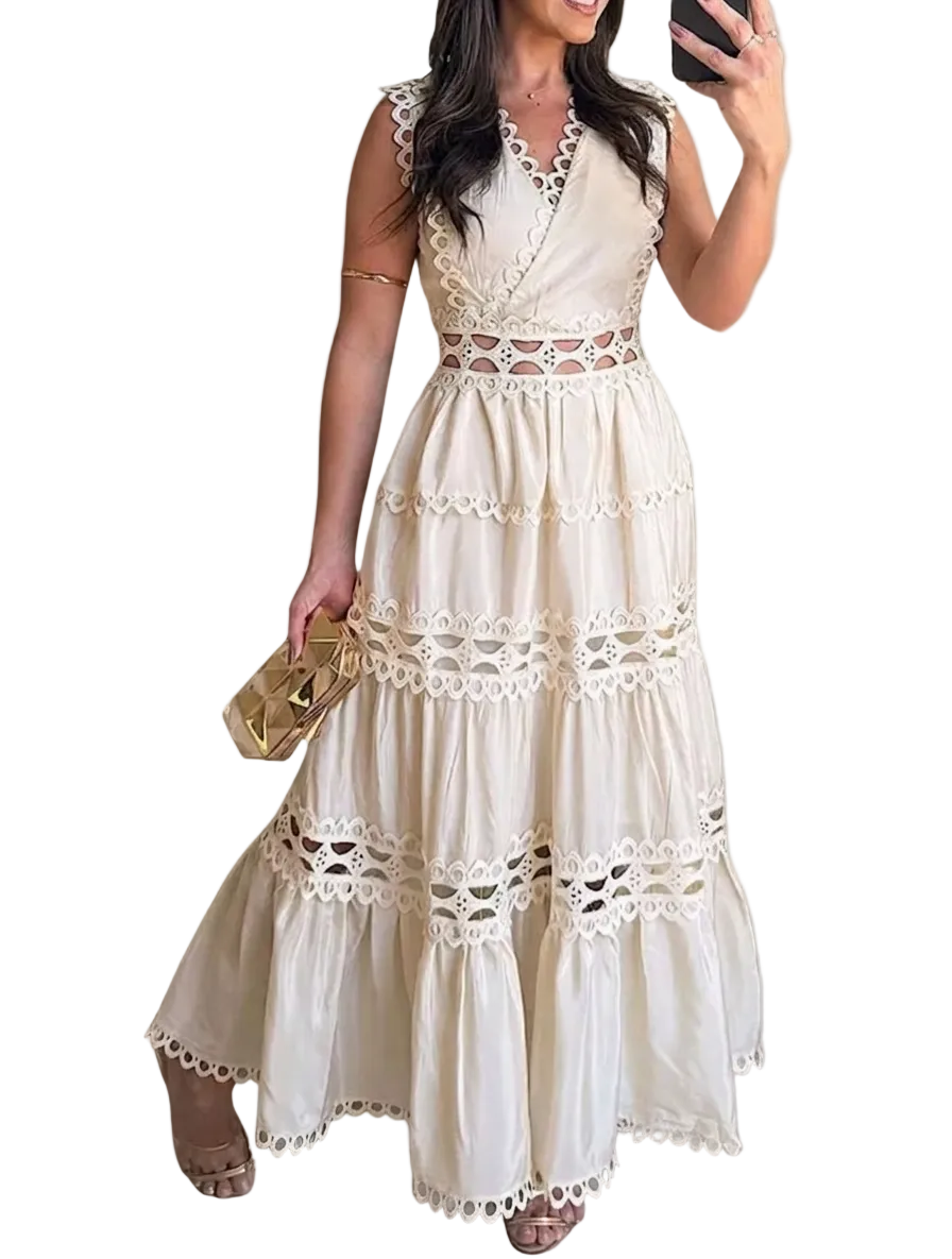 Sleeveless maxi dress