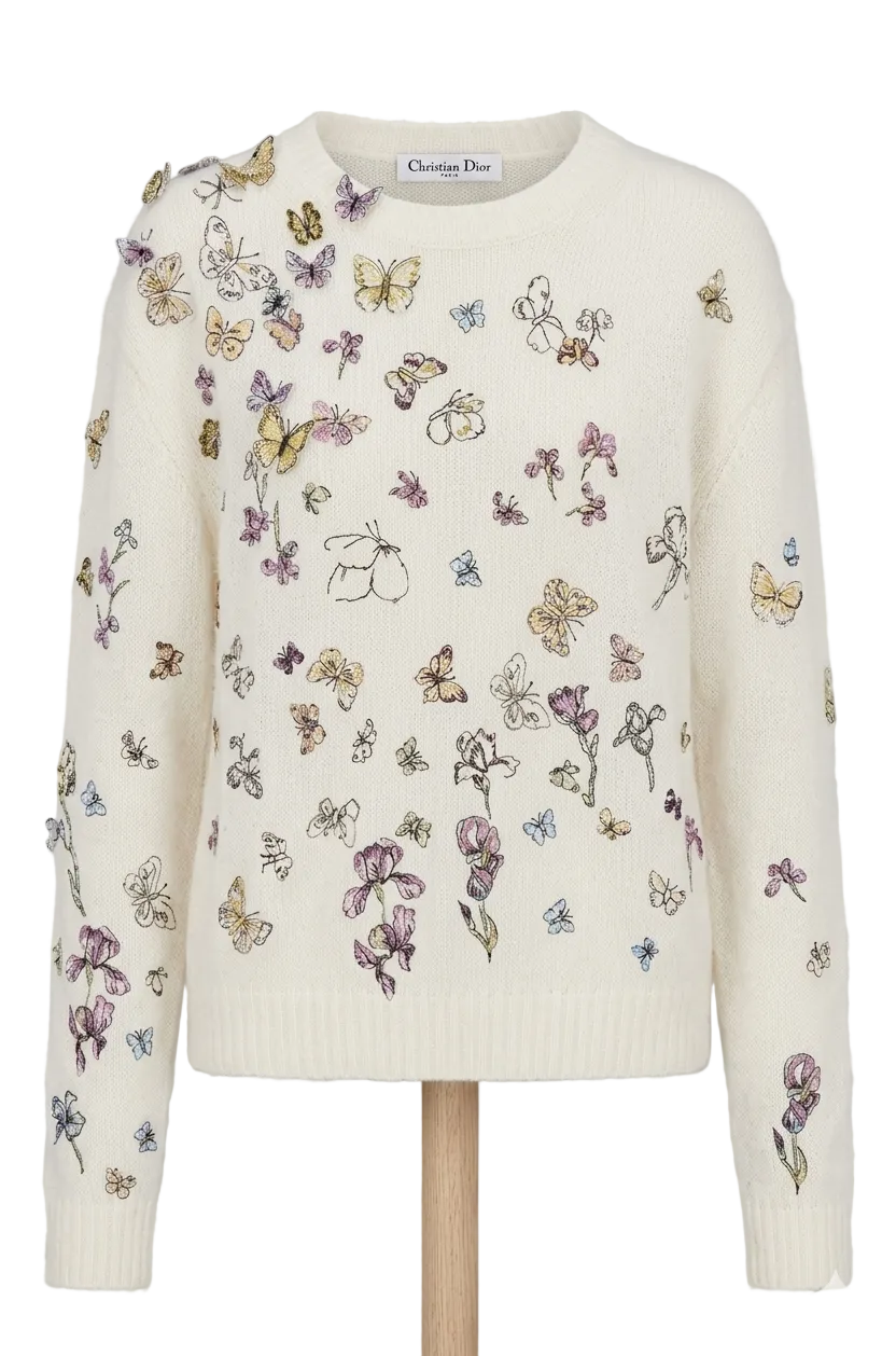 Christian Dior Embroidered Sweater
