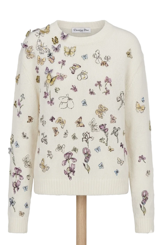 Christian Dior Embroidered Sweater