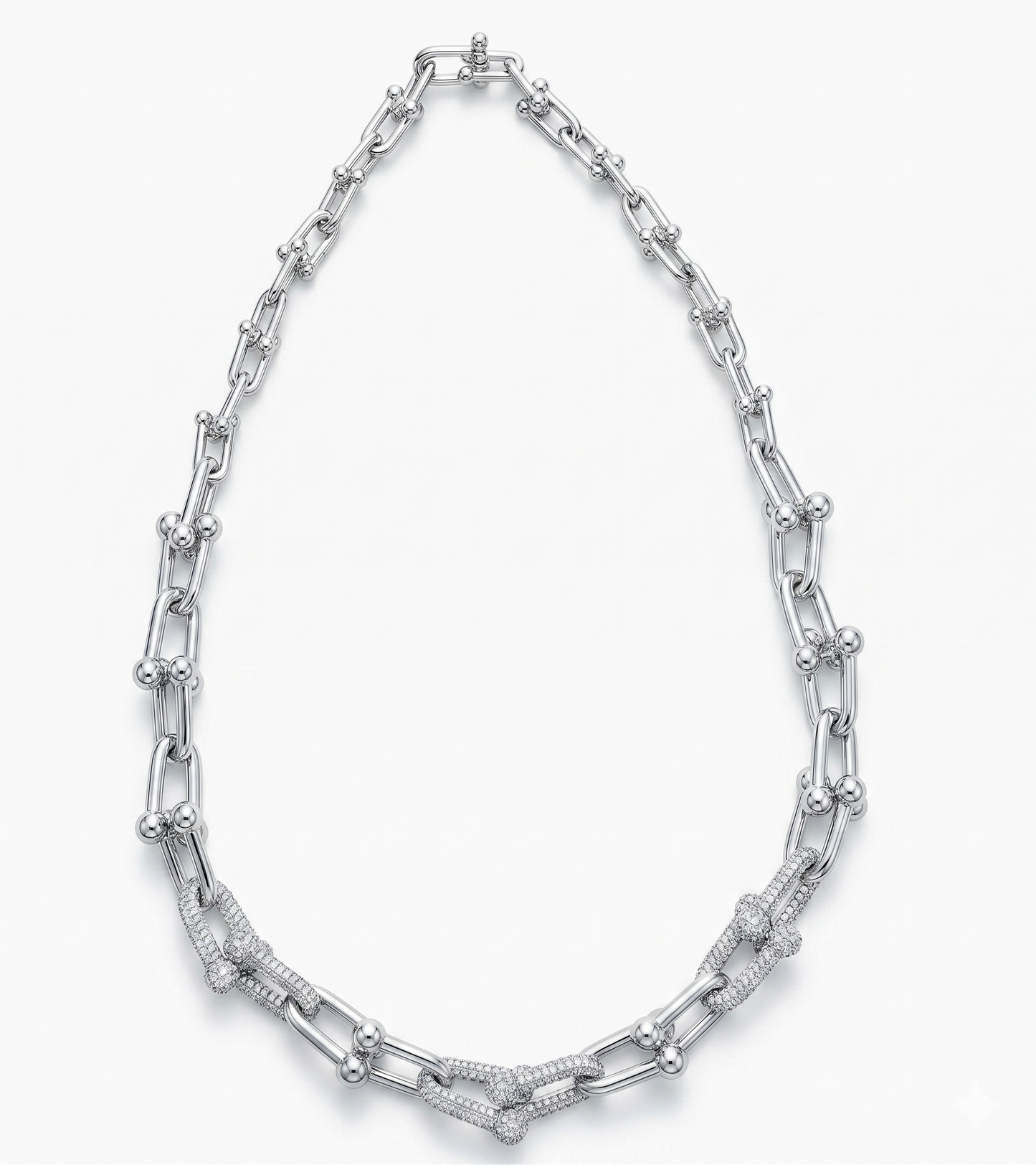 Tiffany & Co. HardWear Graduated Link Necklace.
