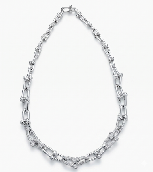 Tiffany & Co. HardWear Graduated Link Necklace.