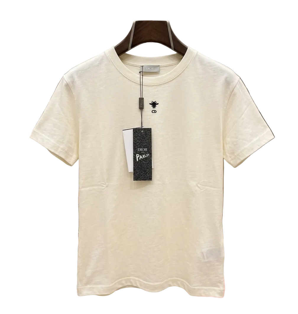Dior T-shirt with Bee Embroidery