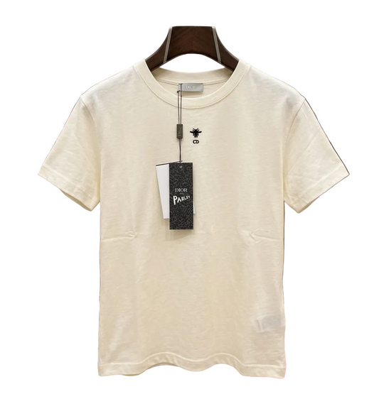 Dior T-shirt with Bee Embroidery