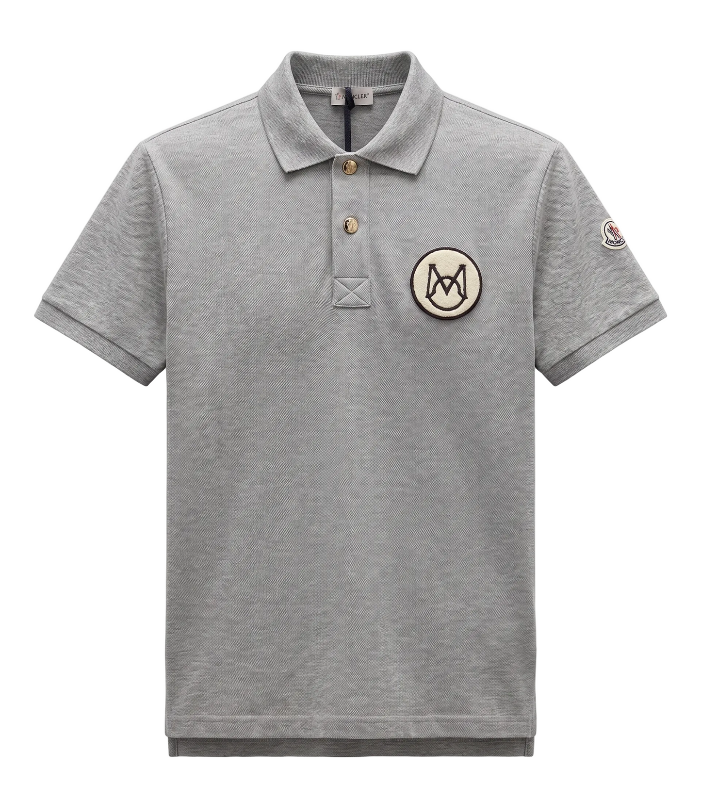 Moncler Monogram Patch Polo Shirt