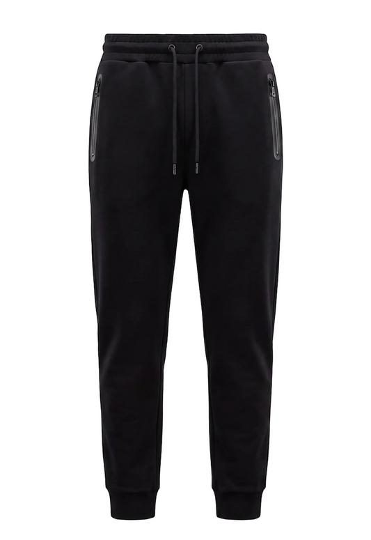 Moncler Black Tech Fleece Jogger Sweatpants