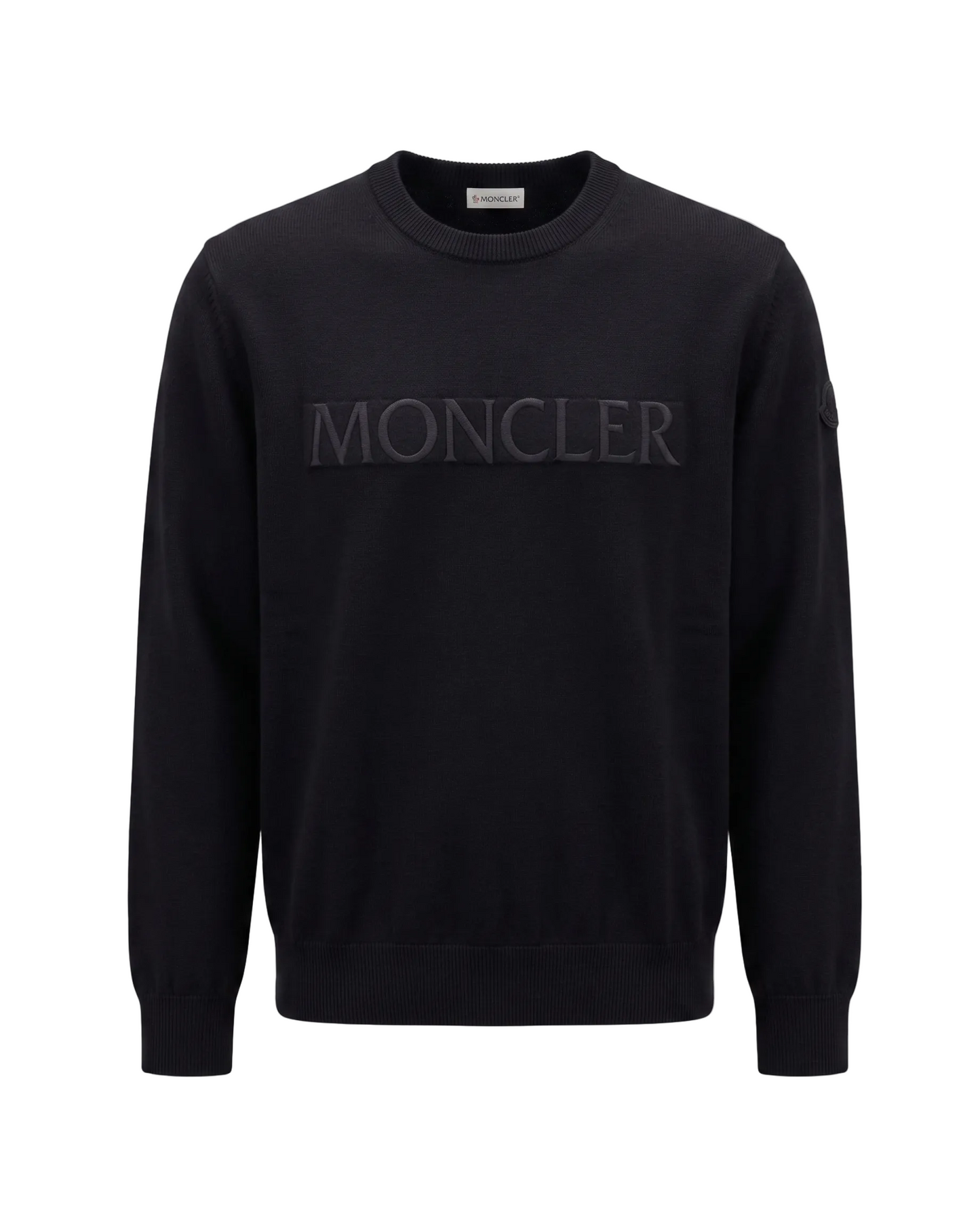 Moncler Logo-Print Wool Jumper