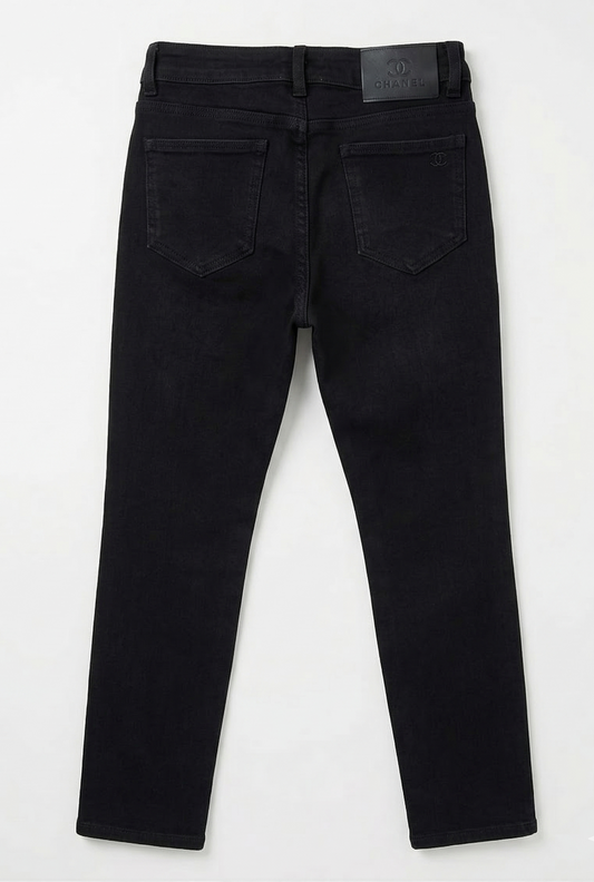 Chanel Black Denim Jeans