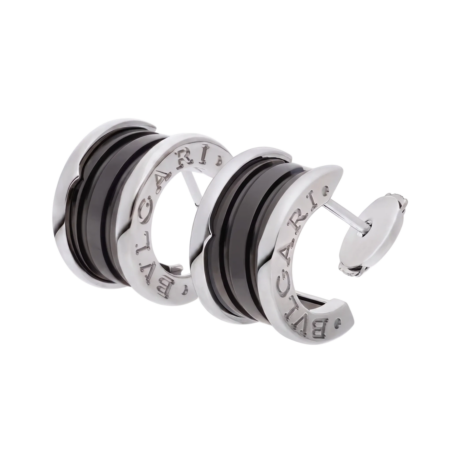 Bvlgari B.zero1 Ceramic Silver Set
