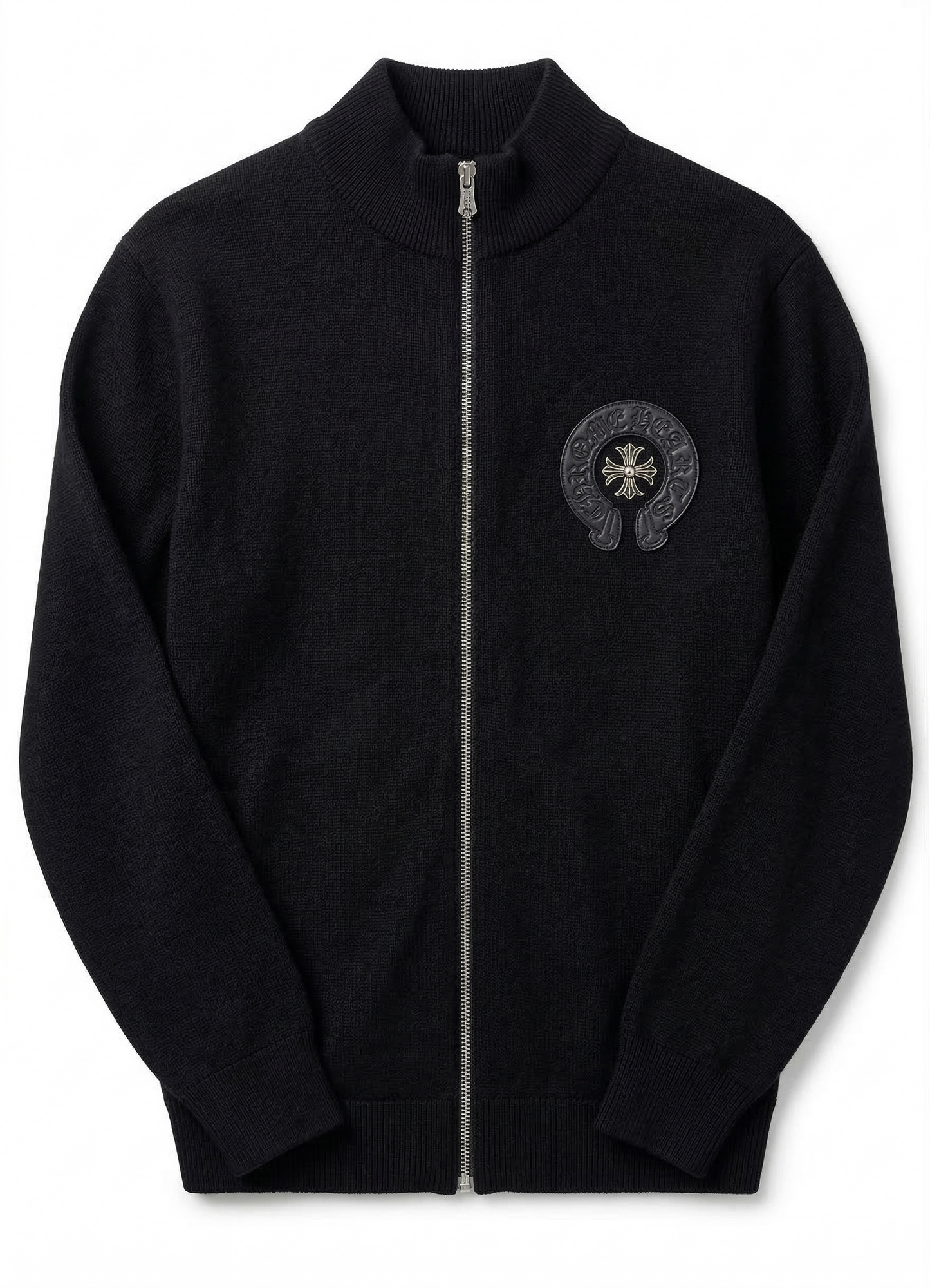 Chrome Hearts wool knit zip-up
