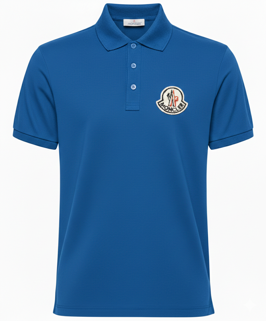 Moncler Logo-Patch Polo