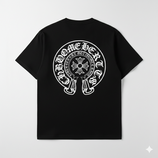 Chrome Hearts Horseshoe Logo Pocket T-Shirt.