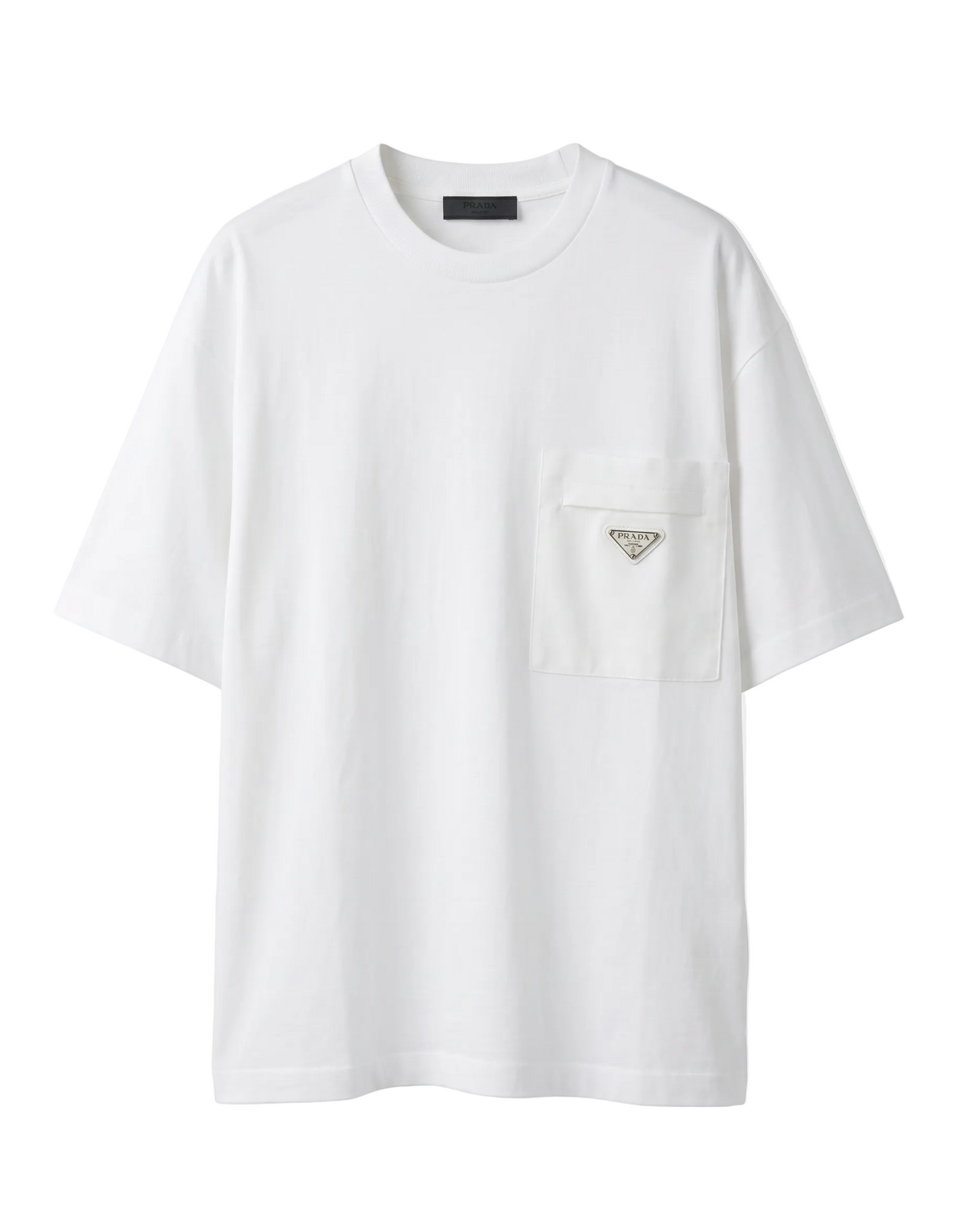 Prada Re-Nylon and jersey T-shirt